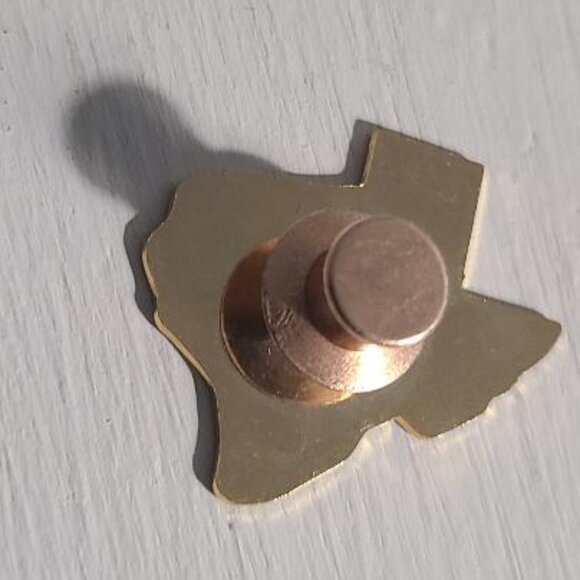 Texas #1 Number One Vintage Lapel Pin Tie Tack Brooch - Lone Star State Map USA - Picture 3 of 4